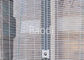 Grey Vinyl Coated Anti Climb Mesh Fence For Prison Security Cut Resistant