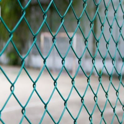 Ферма Поле ПВХ бриллиантовая сетка ограждение Пластиковый покрытый цепной звеном ограждение 1000-2500 мм