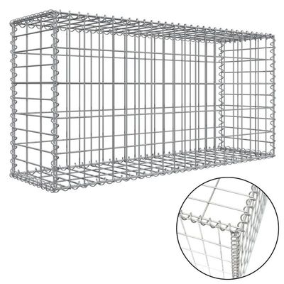 1x1x2 PVC Gabion Basket Gabion Box Retaining Zinc Coated Gabion Mesh в стальной проволочной сетке