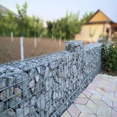 Galvanized Welded Gabion Cage Retaining Wall Stone Gabion Mesh Garden Fence Rocks Filled Box for Garden Fence (Гальванизированный сварный габион)