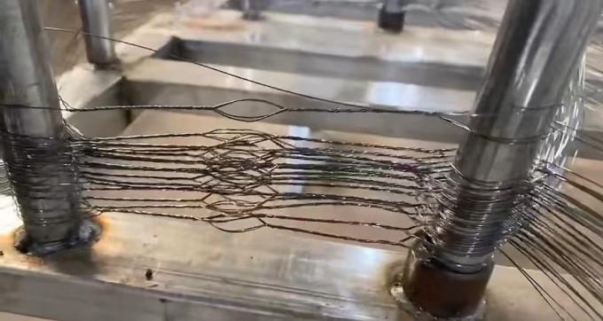 0.4-0.9mm Антитанковый барьер проволока сетка танковые рельсы раны стальной проволоки ограждения 6