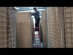 Тяжелые защитные мешки Песчаная стена барьер для стрельбы Hesco барьер